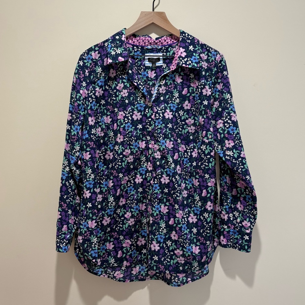 Talbots Women’s Floral Button Down